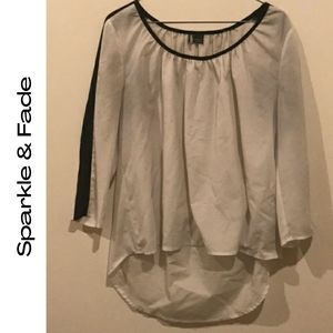 ✨Sparkle & Fade White Sheet Blouse!✨